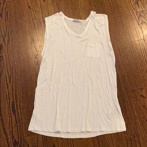 T by Alexander Wang white tank
